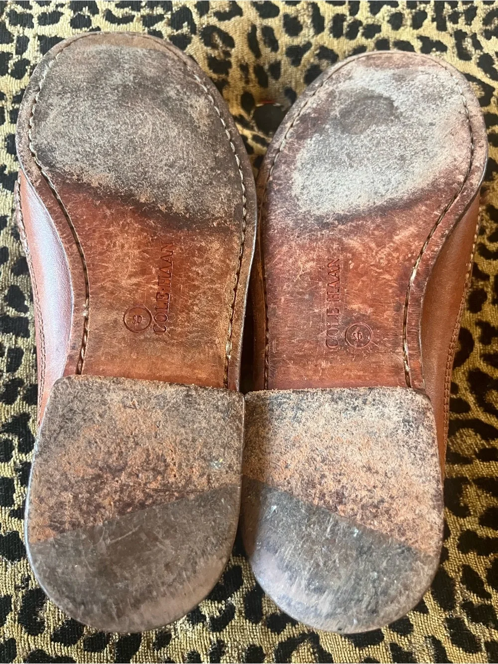 VTG Cole Haan Country Brown Leather Horsebit Loafers Men’s  US 8D Slip On